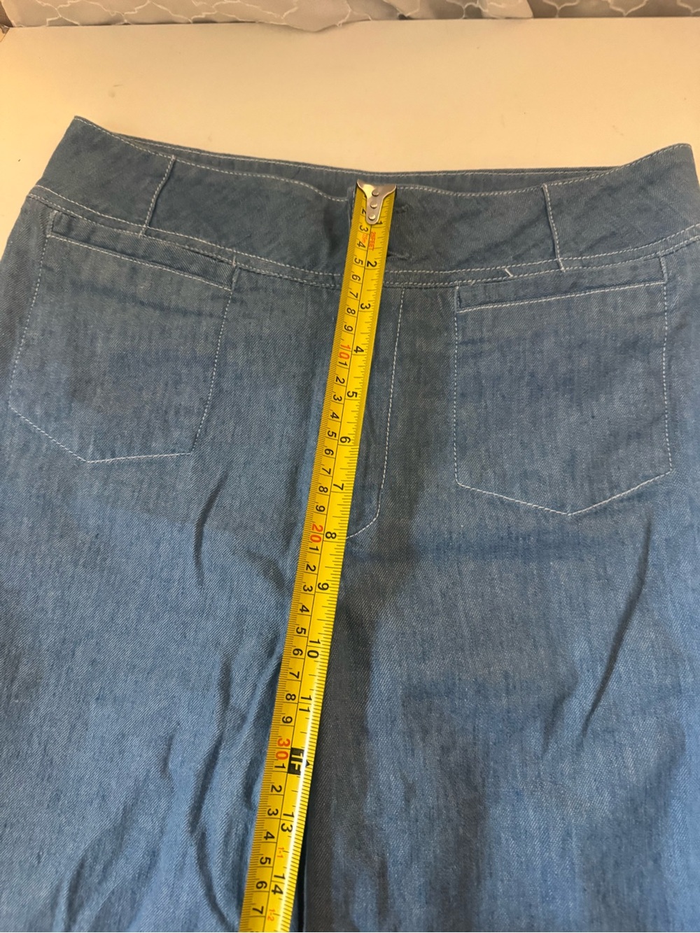 Pilcro High-Rise Wide-Leg Trouser Jeans Size 28 - Picture 15 of 16